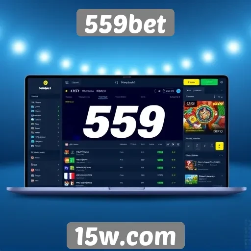 Exploração da interface de usuário do site 559bet